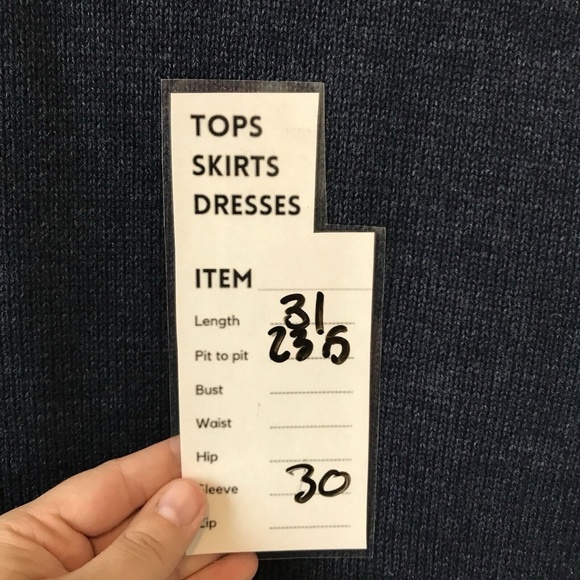 Van Heusen 1/4 Zip Knit Sweater Men’s Size Large Blue Mock Neck - Picture 14 of 14